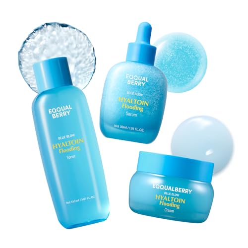 Cooling Hydrating Trio (Toner + Serum + Cream Set)